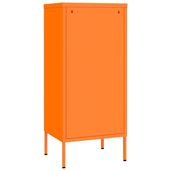 vidaXL Ντουλάπι Αποθήκευσης Πορτοκαλί 42,5x35x101,5 εκ. από Ατσάλι