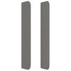 vidaXL Κρεβάτι Boxspring με Στρώμα Σκούρο Γκρι 100x200 εκ. Υφασμάτινο
