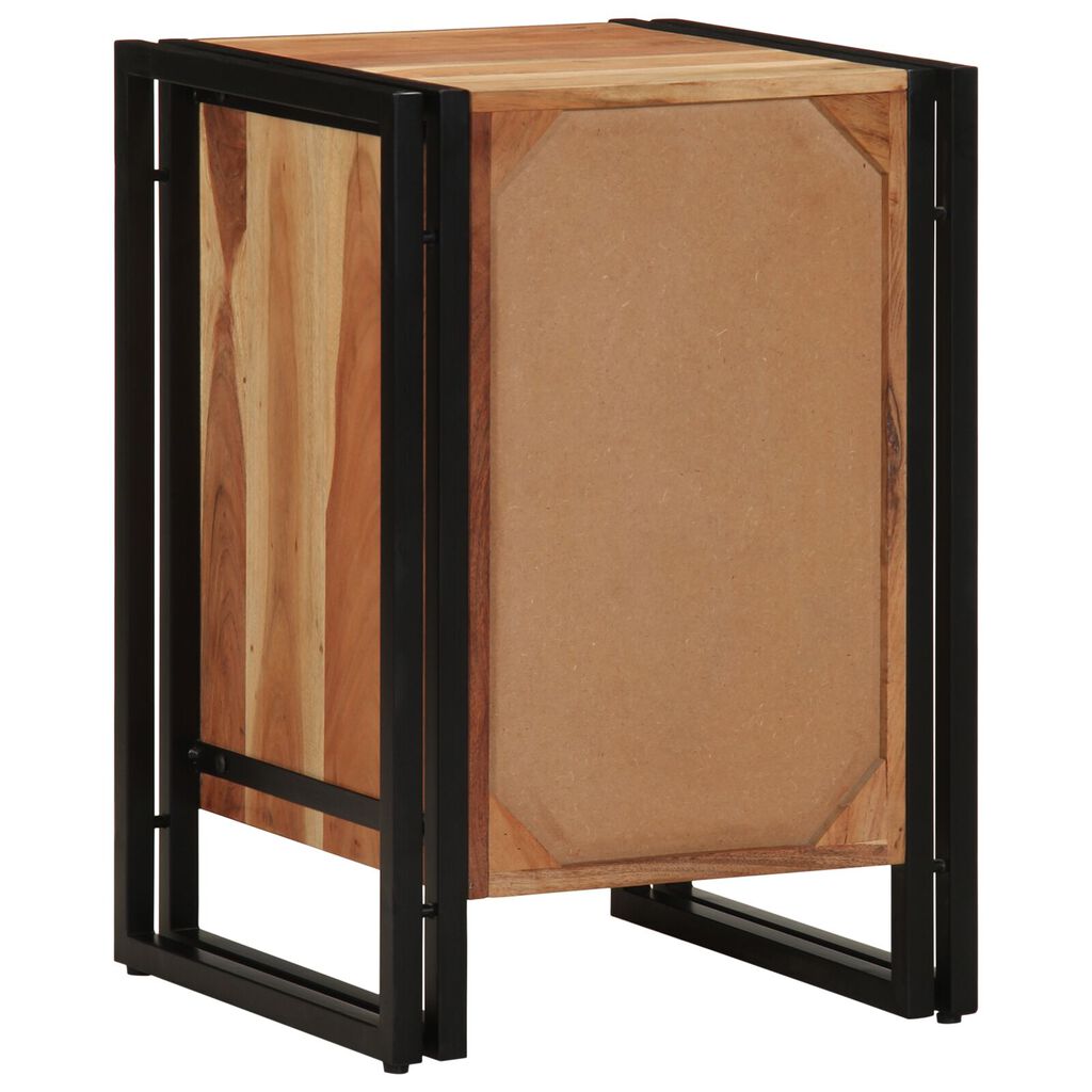 vidaXL Κομοδίνο 40x40x59 εκ Μασίφ ξύλο ακακίας