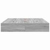 vidaXL Σκελετός Κρεβατιού Γκρι sonoma 180 x 200 cm Επεξεργασμένο ξύλο