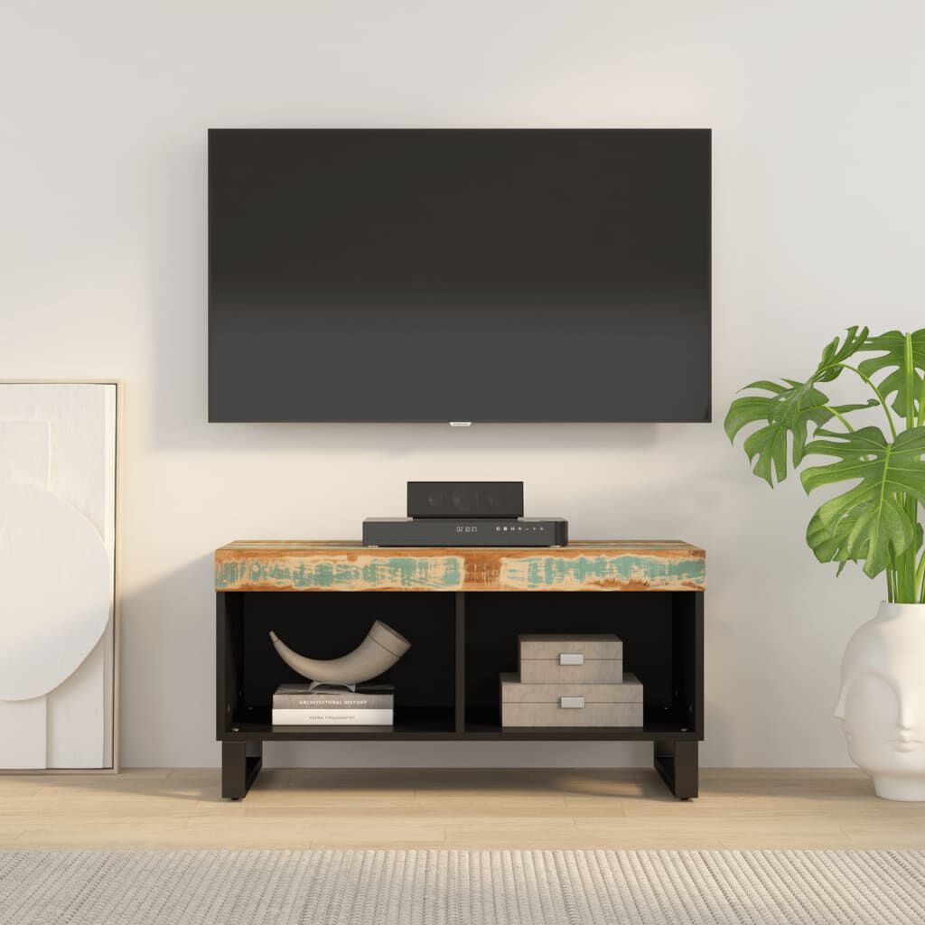 vidaXL Έπιπλο Τηλεόρασης 85x33x43,5 εκ. από Μασίφ Ανακυκλωμένο Ξύλο