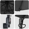 vidaXL Ομπρέλα Κήπου Ανθρακί και Μαύρο 248 x 248 x 148 εκ