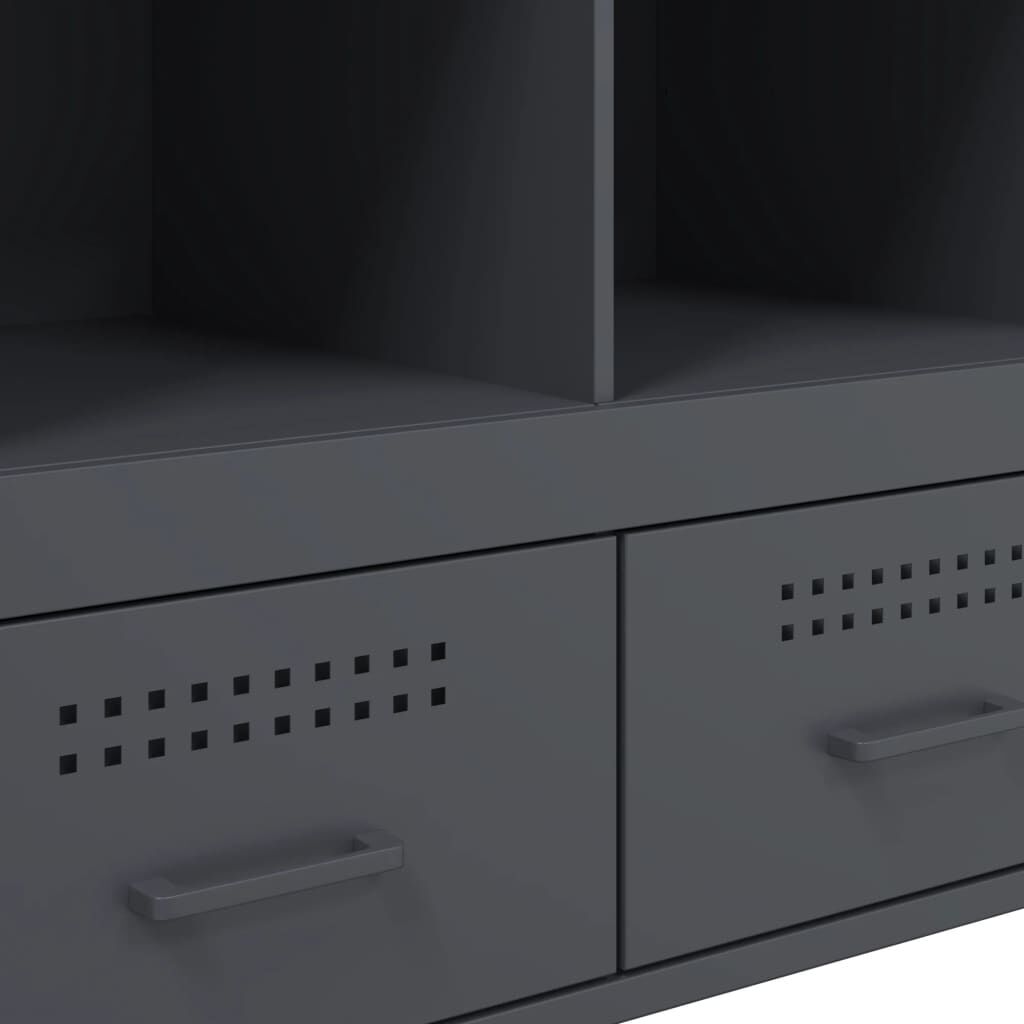 vidaXL Ντουλάπι Ανθρακί 68x39x101,5 εκ. από Χάλυβα