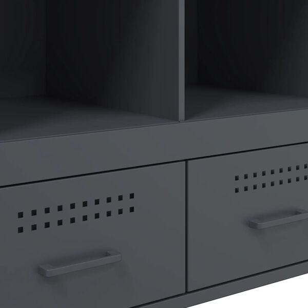 vidaXL Ντουλάπι Ανθρακί 68x39x101,5 εκ. από Χάλυβα