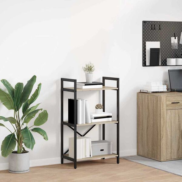 vidaXL &Rho;ά&phi;&iota; &Beta;&iota;&beta;&lambda;ί&omega;&nu; &Delta;&rho;ύ&sigmaf; Sonoma 56 x 34 x 96 &epsilon;&kappa; &Epsilon;&pi;&epsilon;&xi;&epsilon;&rho;&gamma;&alpha;&sigma;&mu;έ&nu;&omicron; &xi;ύ&lambda;&omicron;