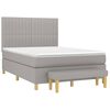 vidaXL &Kappa;&rho;&epsilon;&beta;ά&tau;&iota; Boxspring &mu;&epsilon; &Sigma;&tau;&rho;ώ&mu;&alpha; &Alpha;&nu;&omicron;&iota;&chi;&tau;ό &Gamma;&kappa;&rho;&iota; 140x190 &epsilon;&kappa;. &Upsilon;&phi;&alpha;&sigma;&mu;ά&tau;&iota;&nu;&omicron;