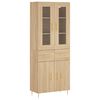 vidaXL &Nu;&tau;&omicron;&upsilon;&lambda;ά&pi;&iota; Sonoma &delta;&rho;&upsilon;&sigmaf; 69,5 x 34 x 180 &epsilon;&kappa;. &alpha;&pi;ό &Epsilon;&pi;&epsilon;&xi;&epsilon;&rho;&gamma;&alpha;&sigma;&mu;έ&nu;&omicron; &Xi;ύ&lambda;&omicron;