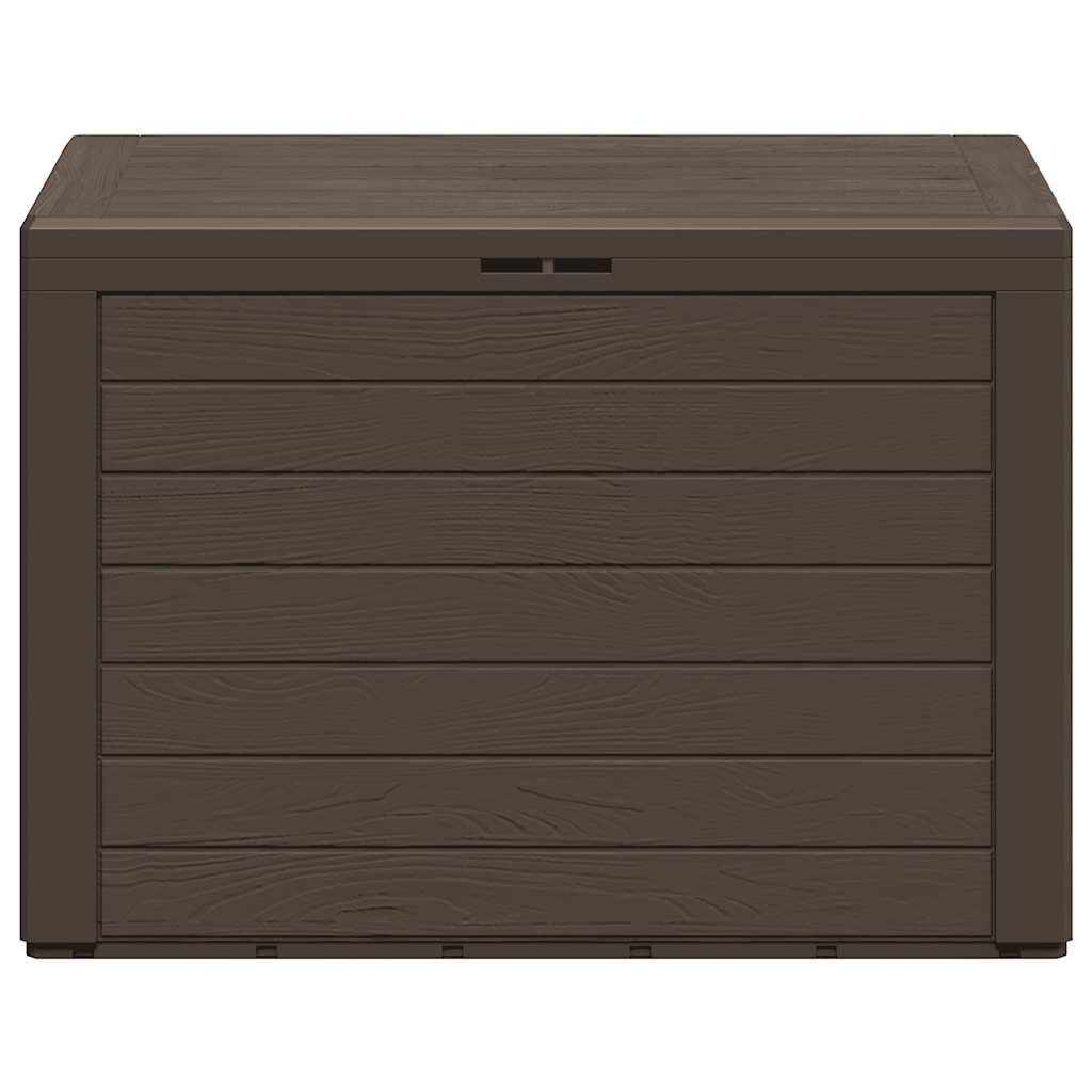 vidaXL Μπαούλο Αποθήκευσης Κήπου Καφέ 78 x 44 x 55 εκ.