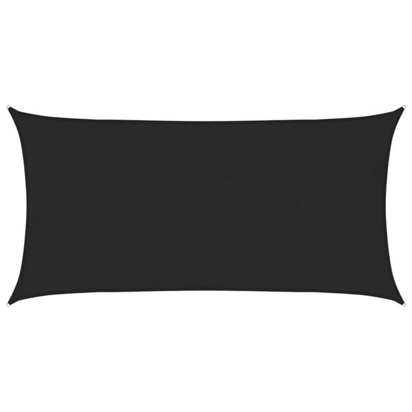 vidaXL Πανί Σκίασης Μαύρο 4 x 7 μ. από HDPE 160 γρ./μ²
