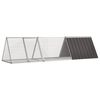 vidaXL Κλουβί για Κουνέλι Ανθρακί 302,5x80,5x71 εκ. από Γαλβανισμένο Ατσάλι