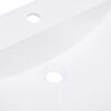 vidaXL Νιπτήρας Ένθετος Λευκός 800 x 460 x 130 χιλ. από SMC