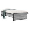 vidaXL &Sigma;&kappa;&epsilon;&lambda;&epsilon;&tau;ό&sigmaf; &Kappa;&rho;&epsilon;&beta;&alpha;&tau;&iota;&omicron;ύ &Gamma;&kappa;&rho;&iota; Sonoma 80 x 200 cm &Epsilon;&pi;&epsilon;&xi;&epsilon;&rho;&gamma;&alpha;&sigma;&mu;έ&nu;&omicron; &Xi;ύ&lambda;&omicron;