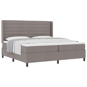 vidaXL &Kappa;&rho;&epsilon;&beta;ά&tau;&iota; &mu;&epsilon; &epsilon;&lambda;&alpha;&tau;ή&rho;&iota;&alpha; &mu;&epsilon; &sigma;&tau;&rho;ώ&mu;&alpha; Taupe 200 x 200 cm ύ&phi;&alpha;&sigma;&mu;&alpha;