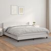 vidaXL &Kappa;&rho;&epsilon;&beta;ά&tau;&iota; Boxspring &mu;&epsilon; &Sigma;&tau;&rho;ώ&mu;&alpha; &Lambda;&epsilon;&upsilon;&kappa;ό 180x200 &epsilon;&kappa;. &Sigma;&upsilon;&nu;&theta;&epsilon;&tau;&iota;&kappa;ό &Delta;έ&rho;&mu;&alpha;