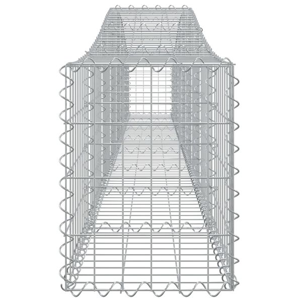 vidaXL Συρματοκιβώτια Τοξωτά 4 τεμ. 400x30x40/60 εκ. Γαλβαν. Ατσάλι
