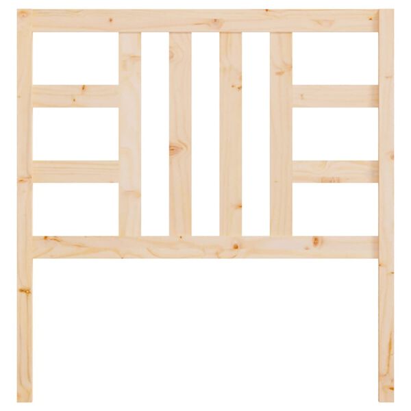 vidaXL Κεφαλάρι Κρεβατιού 96 x 4 x 100 εκ. από Μασίφ Ξύλο Πεύκου
