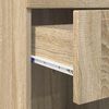 vidaXL Ντουλάπι Μπάνιου με πόρτα TULUM Sonoma Δρυς 37 x 31.5 x 82 εκ