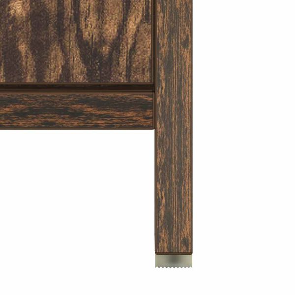 vidaXL Ντουλάπι Μπάνιου Καπνιστή Δρυς 60x33x61 εκ. Επεξεργασμένο Ξύλο