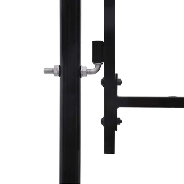 vidaXL Πόρτα Περίφραξης Διπλή με Λόγχες 400 x 225 εκ.