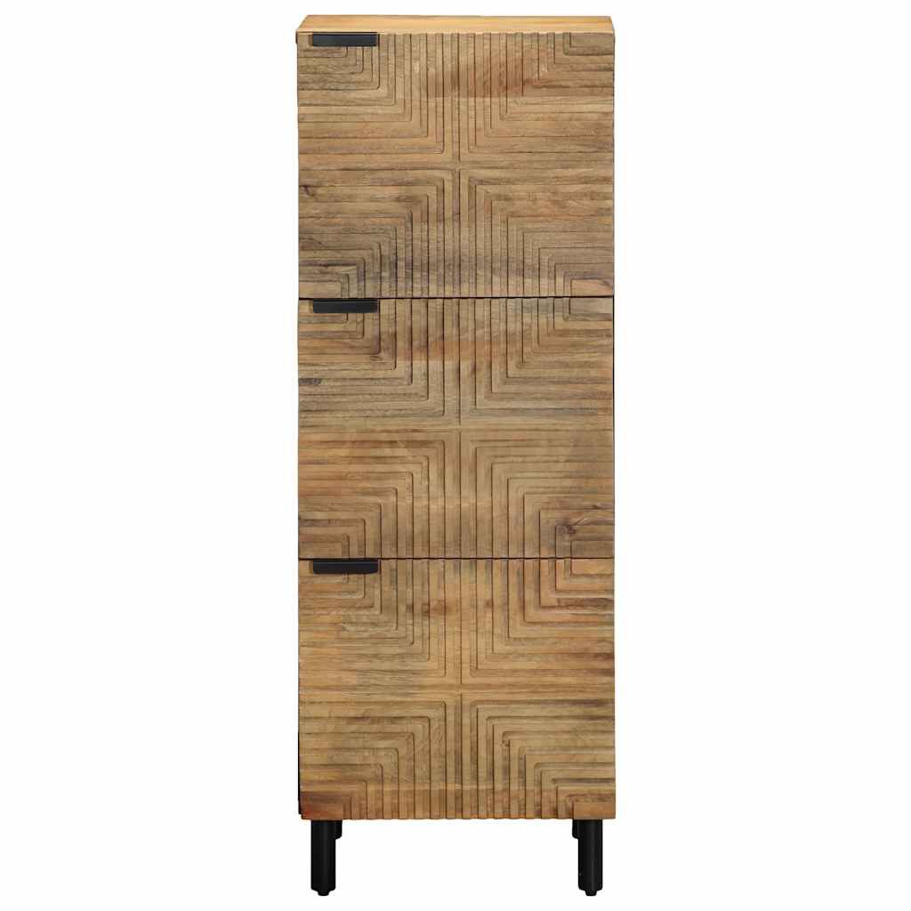 vidaXL Highboard καφέ 40x33x110 cm μασίφ ξύλο Mango