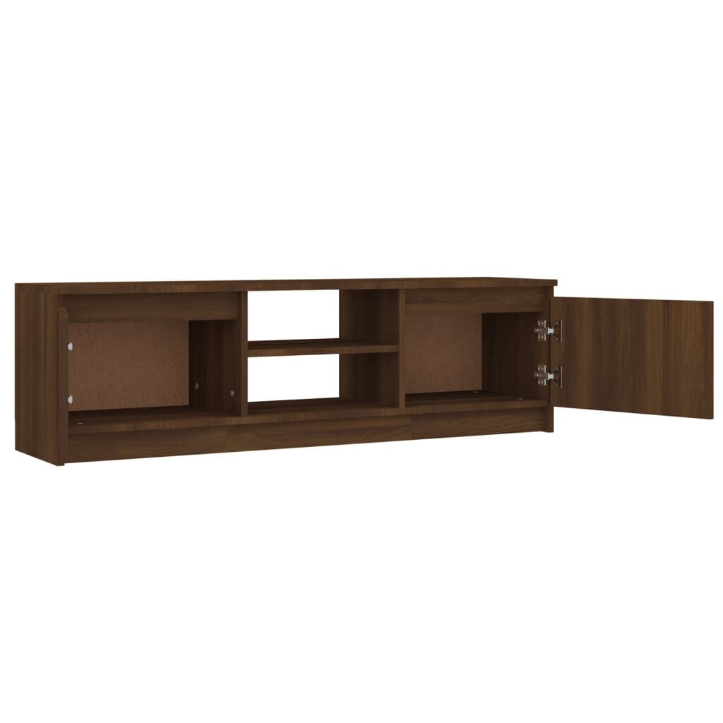 vidaXL Έπιπλο Τηλεόρασης Καφέ Δρυς 120x30x35,5 εκ. Επεξεργασμένο Ξύλο
