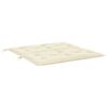 vidaXL Μαξιλάρι Πάγκου Κήπου Λευκό 100x(50+50)x7 εκ. Ύφασμα Oxford