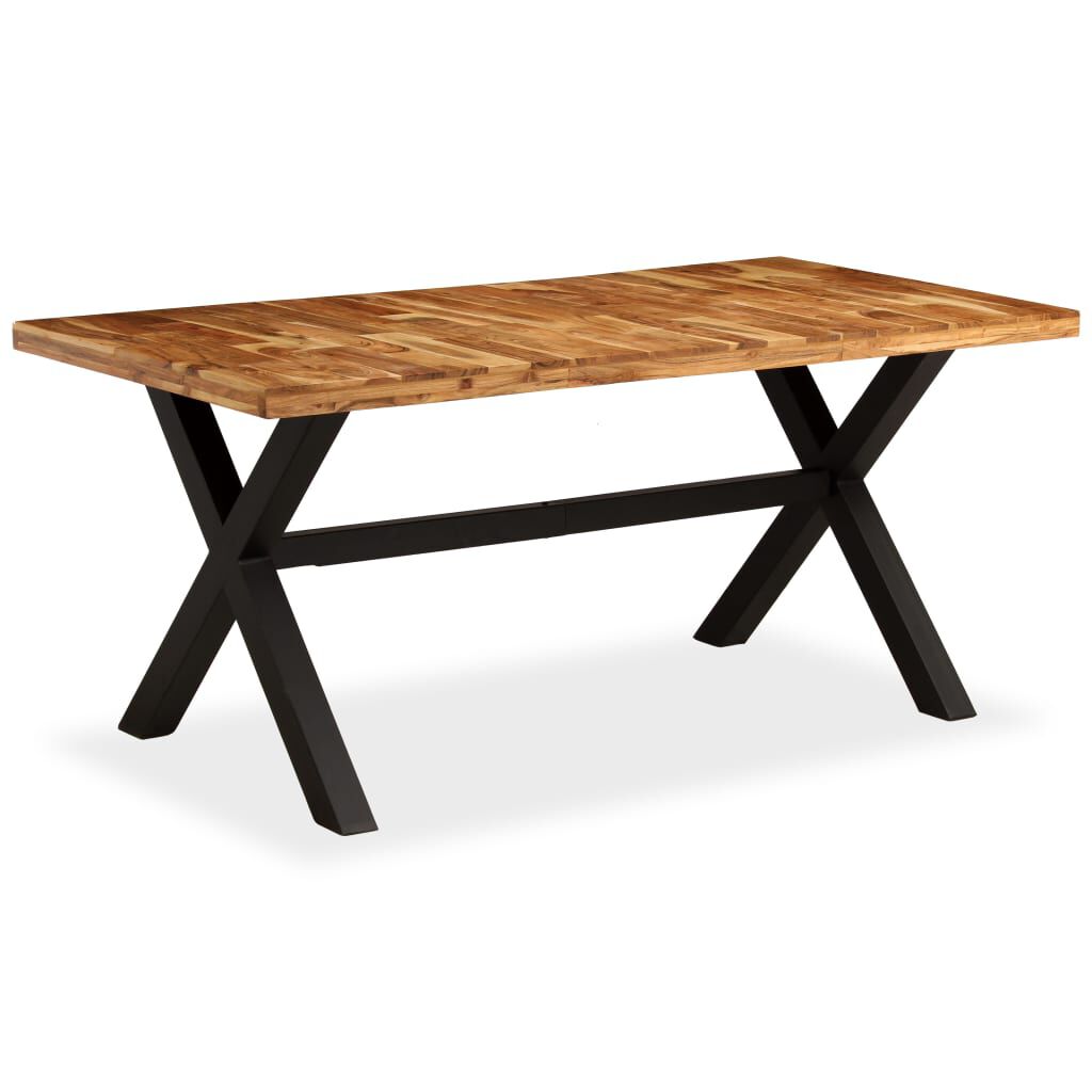 vidaXL Τραπεζαρία 180x90x76 εκ. από Μασίφ Ξύλο Ακακίας και Μάνγκο