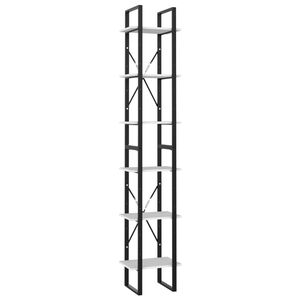 vidaXL &Beta;&iota;&beta;&lambda;&iota;&omicron;&theta;ή&kappa;&eta; &mu;&epsilon; 6 &Rho;ά&phi;&iota;&alpha; &Lambda;&epsilon;&upsilon;&kappa;ή 40 x 30 x 210 &epsilon;&kappa;. &alpha;&pi;ό &Epsilon;&pi;&epsilon;&xi;. &Xi;ύ&lambda;&omicron;