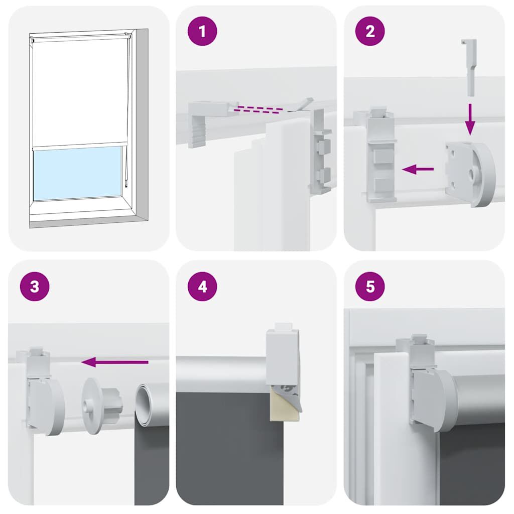 vidaXL Roller Blind Blackout Μπεζ 140x230 cm Πλάτος υφάσματος 136,6cm