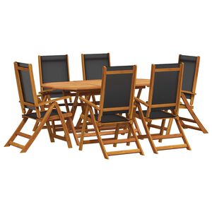 vidaXL &Sigma;&epsilon;&tau; &Tau;&rho;&alpha;&pi;&epsilon;&zeta;&alpha;&rho;ί&alpha;&sigmaf; &Epsilon;&xi;&omega;&tau;&epsilon;&rho;&iota;&kappa;&omicron;ύ &Chi;ώ&rho;&omicron;&upsilon; 7 &tau;&epsilon;&mu;. &alpha;&pi;ό &Mu;&alpha;&sigma;ί&phi; &Xi;ύ&lambda;&omicron; &Alpha;&kappa;&alpha;&kappa;ί&alpha;&sigmaf;