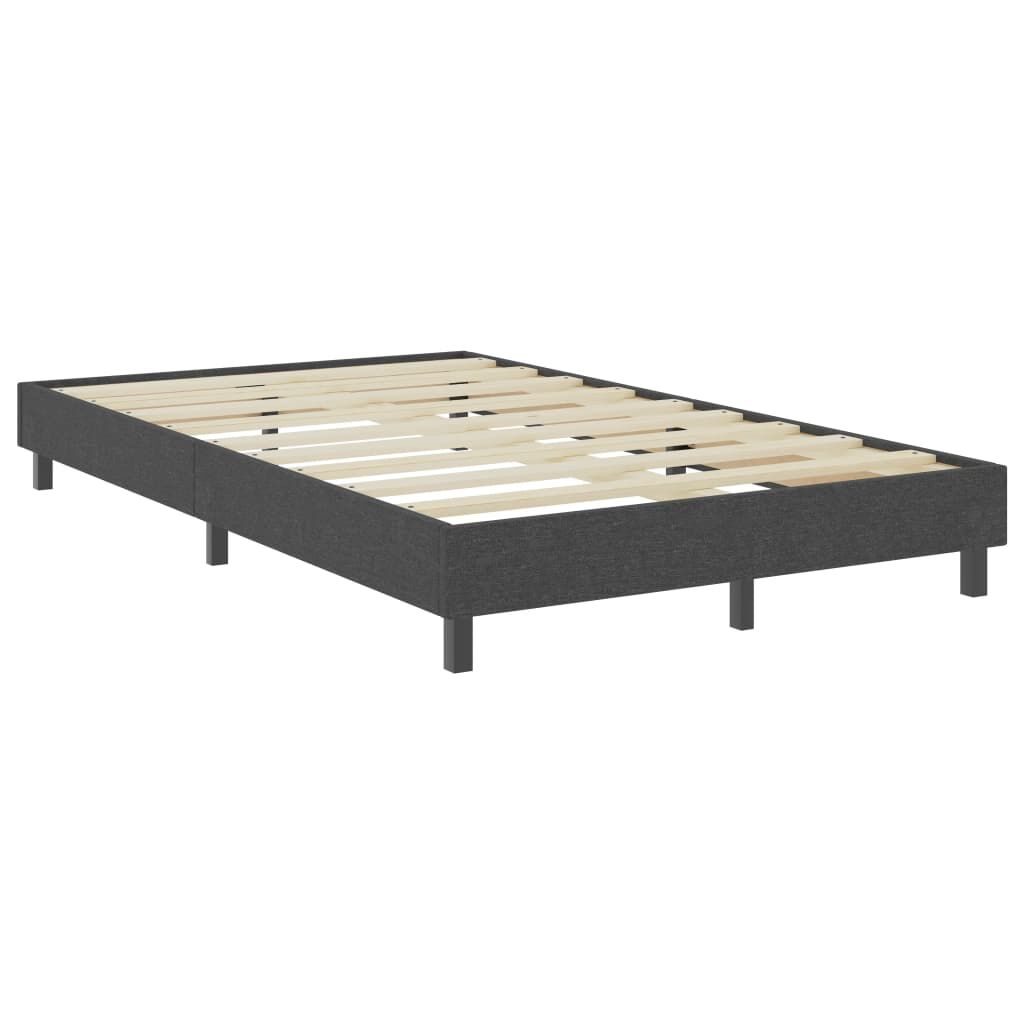 vidaXL Πλαίσιο Κρεβατιού Boxspring Γκρι 120 x 200 εκ. Υφασμάτινο