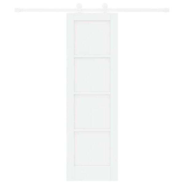 vidaXL &Sigma;&upsilon;&rho;ό&mu;&epsilon;&nu;&eta; &Pi;ό&rho;&tau;&alpha; &Lambda;&epsilon;&upsilon;&kappa;ό 61 x 198,5 &epsilon;&kappa;. &Sigma;&tau;&epsilon;&rho;&epsilon;ά &xi;&upsilon;&lambda;&epsilon;ί&alpha; &pi;&epsilon;ύ&kappa;&omicron;&upsilon;