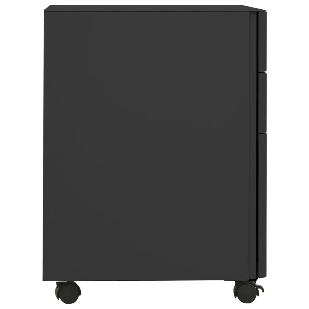 vidaXL Αρχειοθήκη Φορητή Ανθρακί 30 x 45 x 59 εκ. Ατσάλινη
