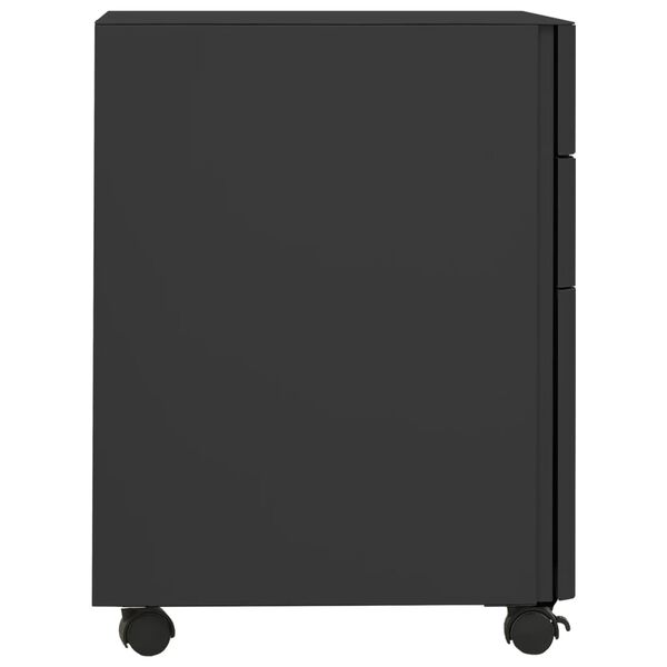 vidaXL Αρχειοθήκη Φορητή Ανθρακί 30 x 45 x 59 εκ. Ατσάλινη