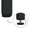 vidaXL Κομοδίνο με Σταθμό Φόρτισης με ράφι 2 pcs Γκρι sonoma