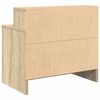 vidaXL Κομοδίνο με συρτάρι Sonoma Δρυς 51x31x47 εκ.