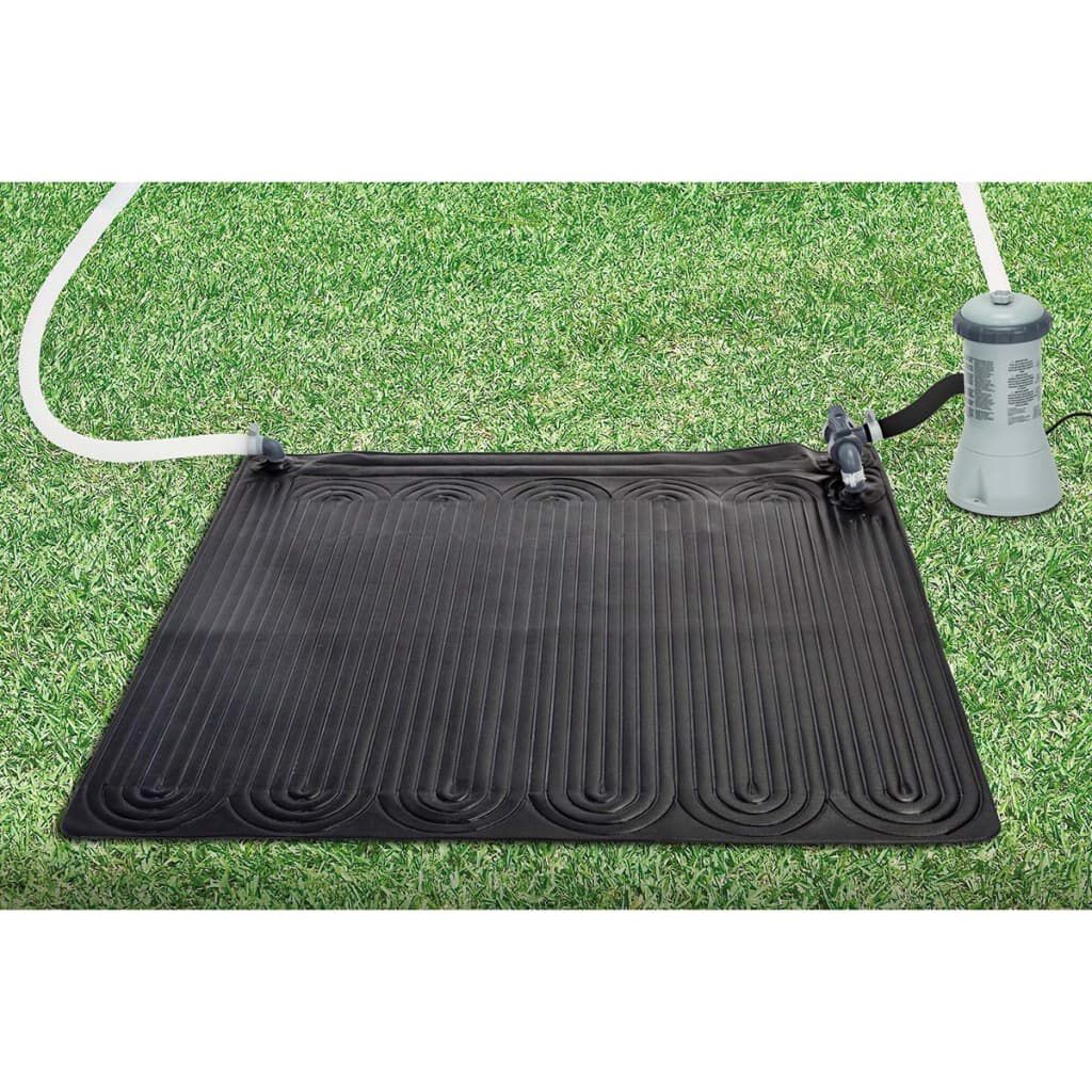 Intex Χαλάκι Ηλιακής Θέρμανσης Μαύρο 1,2 x 1,2 μ. από PVC 28685