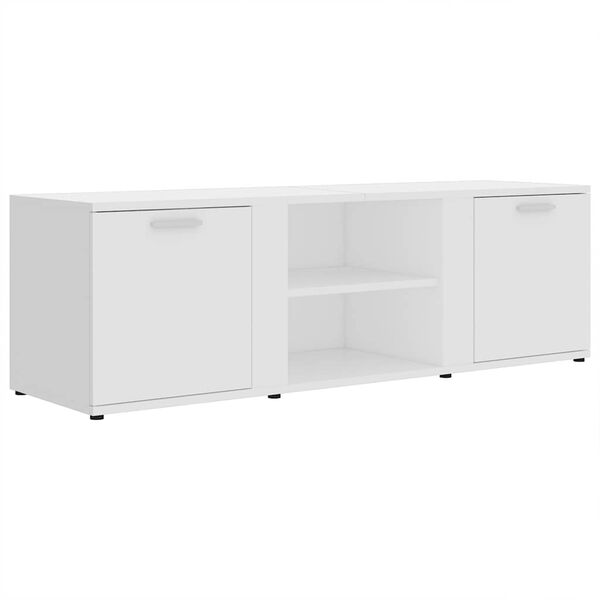 vidaXL Έπιπλο Τηλεόρασης Λευκό 120 x 34 x 37 εκ. από Επεξ. Ξύλο
