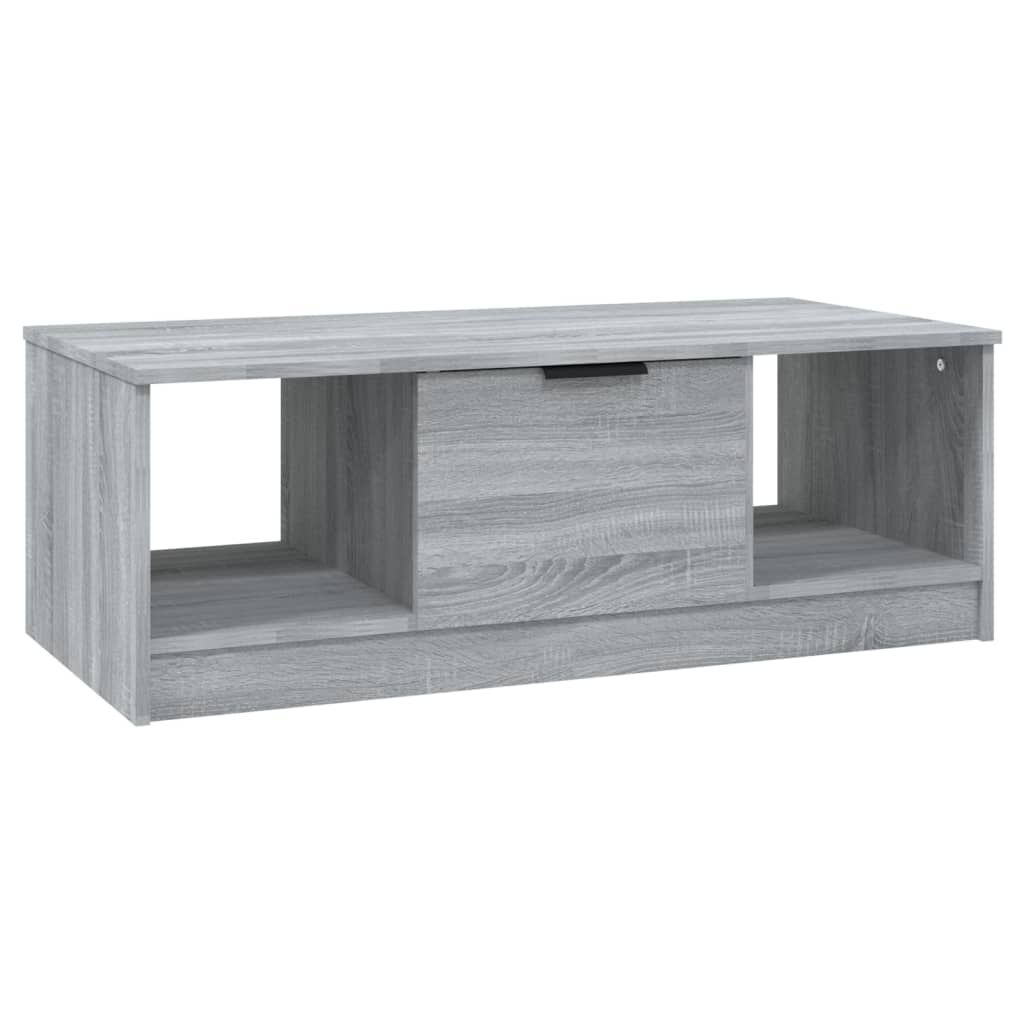 vidaXL Τραπεζάκι Σαλονιού Γκρι Sonoma 102x50x36 εκ. Επεξεργασμένο Ξύλο