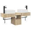 vidaXL &Sigma;&epsilon;&tau; &Nu;&tau;&omicron;&upsilon;&lambda;&alpha;&pi;&iota;ώ&nu; &Mu;&pi;ά&nu;&iota;&omicron;&upsilon; 3 &tau;&mu;&chi;. Sonoma &Delta;&rho;&upsilon;&sigmaf; 53 x 35 x 39 &epsilon;&kappa;