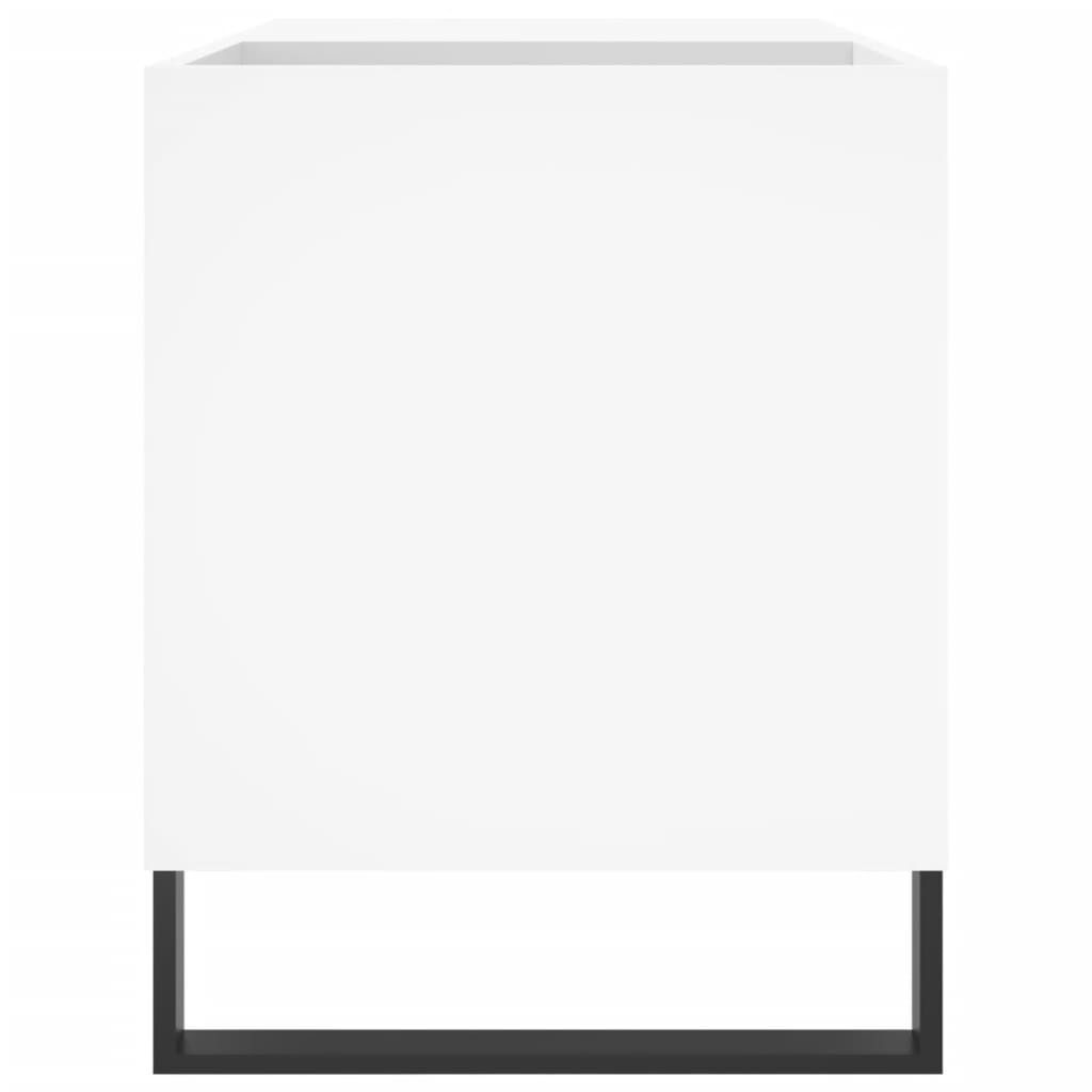 vidaXL Δισκοθήκη Λευκή 85 x 38 x 48 εκ. από Επεξεργασμένο Ξύλο
