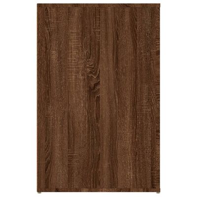 vidaXL Γραφείο Καφέ Δρυς 100x49x75 εκ. από Επεξεργασμένο Ξύλο