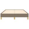 vidaXL Πλαίσιο Κρεβατιού χωρίς στρώμα Taupe 120x190 εκ. Υφασμάτινο