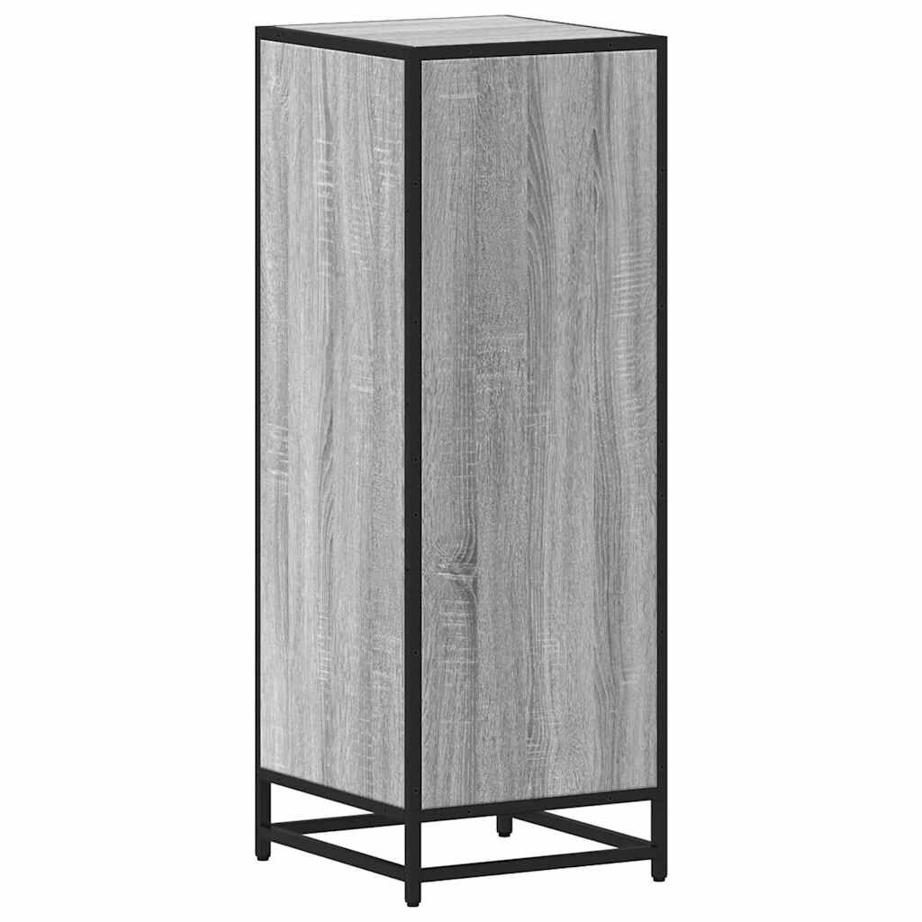 vidaXL Ντουλάπι μπάνιου Γκρι Sonoma 35x37,5x100 cm