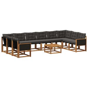 vidaXL &Sigma;&epsilon;&iota;&rho;ά &Kappa;&alpha;&nu;&alpha;&pi;έ &Epsilon;&xi;&omega;&tau;&epsilon;&rho;&iota;&kappa;&omicron;ύ &mu;&epsilon; &mu;&alpha;&xi;&iota;&lambda;ά&rho;&iota; 11 pcs &Phi;&upsilon;&sigma;&iota;&kappa;ό &kappa;&alpha;&iota; &Mu;&alpha;ύ&rho;&omicron;