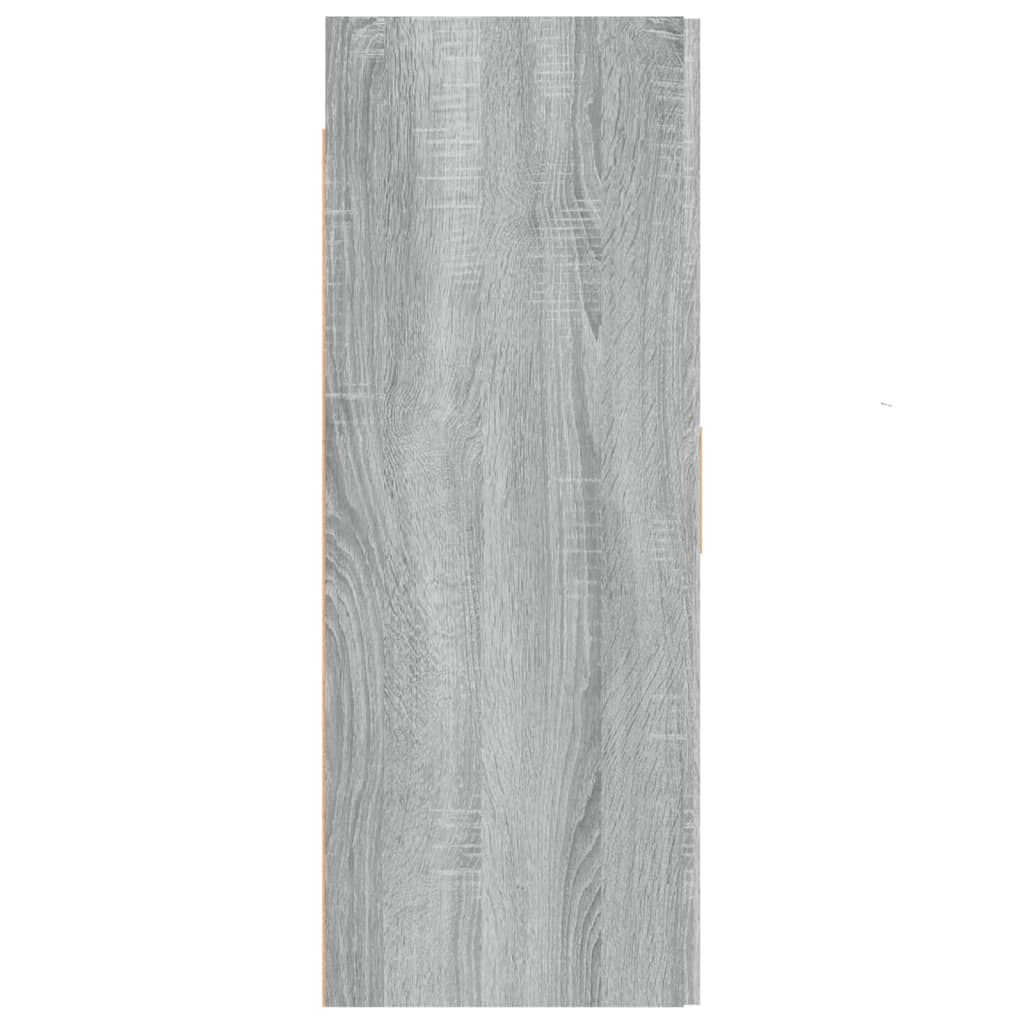 vidaXL Ντουλάπι Τοίχου Κρεμαστό Γκρι sonoma 69,5x34x90 εκ.