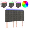 vidaXL &Kappa;&epsilon;&phi;&alpha;&lambda;ά&rho;&iota; &Kappa;&rho;&epsilon;&beta;&alpha;&tau;&iota;&omicron;ύ LED &Sigma;&kappa;&omicron;ύ&rho;&omicron; &Gamma;&kappa;&rho;&iota; 144x5x118/128 &epsilon;&kappa;. &Beta;&epsilon;&lambda;&omicron;ύ&delta;&iota;&nu;&omicron;