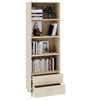 vidaXL Ραφιέρα HAMAR Καφέ Μελί 60 x 35 x 180 εκ. Μασίφ Ξύλο Πεύκου