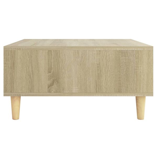 vidaXL Τραπεζάκι Σαλονιού Sonoma Δρυς 60x60x30 εκ. Επεξεργασμένο Ξύλο