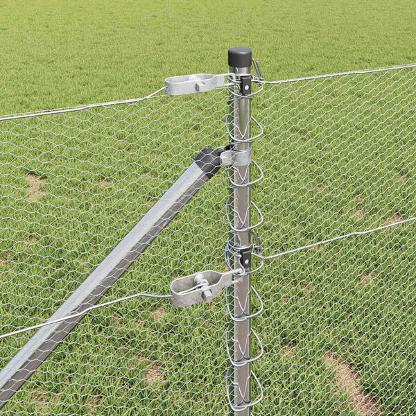 vidaXL &Sigma;&tau;ύ&lambda;&omicron;&sigmaf; &Pi;&epsilon;&rho;&iota;&phi;&rho;ά&xi;&epsilon;&omega;&nu; &Alpha;&sigma;&eta;&mu;ί 50 x 0,6 m (&delta;ί&chi;&tau;&upsilon; 13 mm) &Alpha;&tau;&sigma;ά&lambda;&iota;